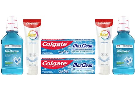 4 Colgate + 2 CVS Health Products