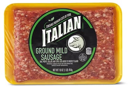 Ground Mild Italian Sausage