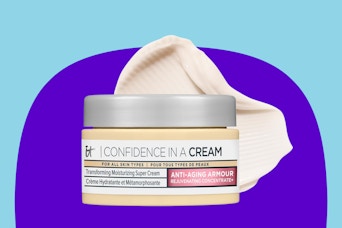 A jar of IT Cosmetics Confidence in a Cream, travel size