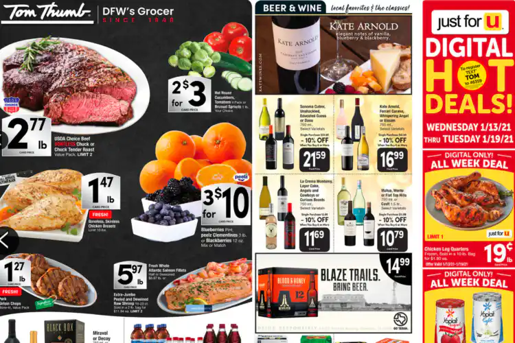 Digital Coupons Tom Thumb