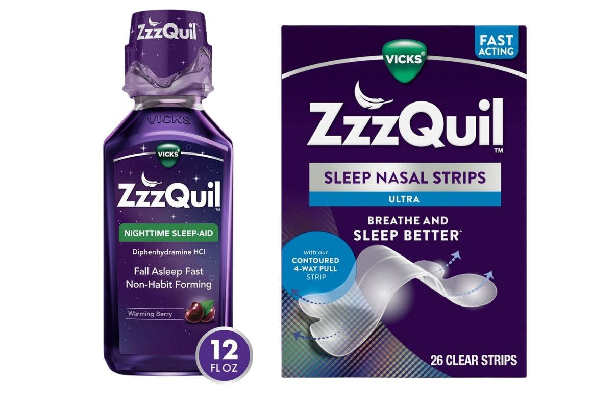 2 ZzzQuil Products