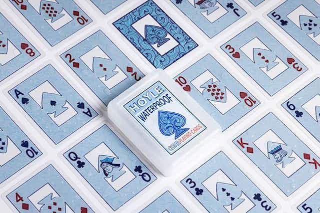 Deck of Hoyle Waterproof Playing Cards, Only $6.60 on Amazon card image