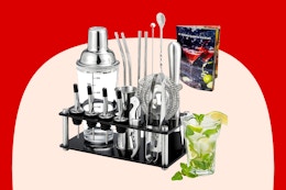 17-Piece Cocktail Set, Only $15.49 on Amazon card image