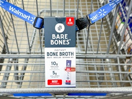 Bare Bones Instant Broth Packets, $7.48 at Walmart (Reg. $9.98) card image