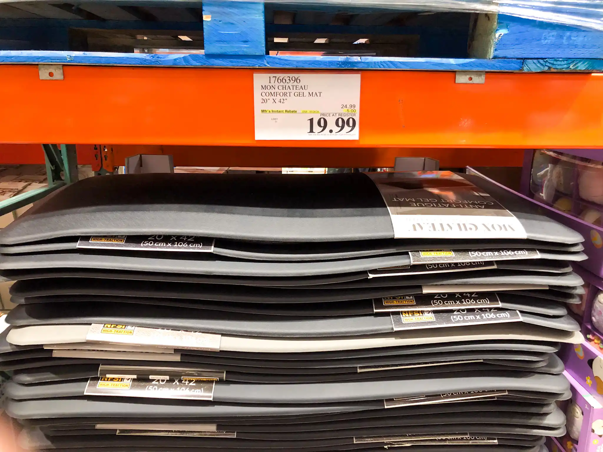 Mon Chateau AntiFatigue Comfort Gel Mat, Just 20 at Costco (Reg. 25