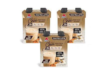 12 Atkins Chai Tea Protein Shakes