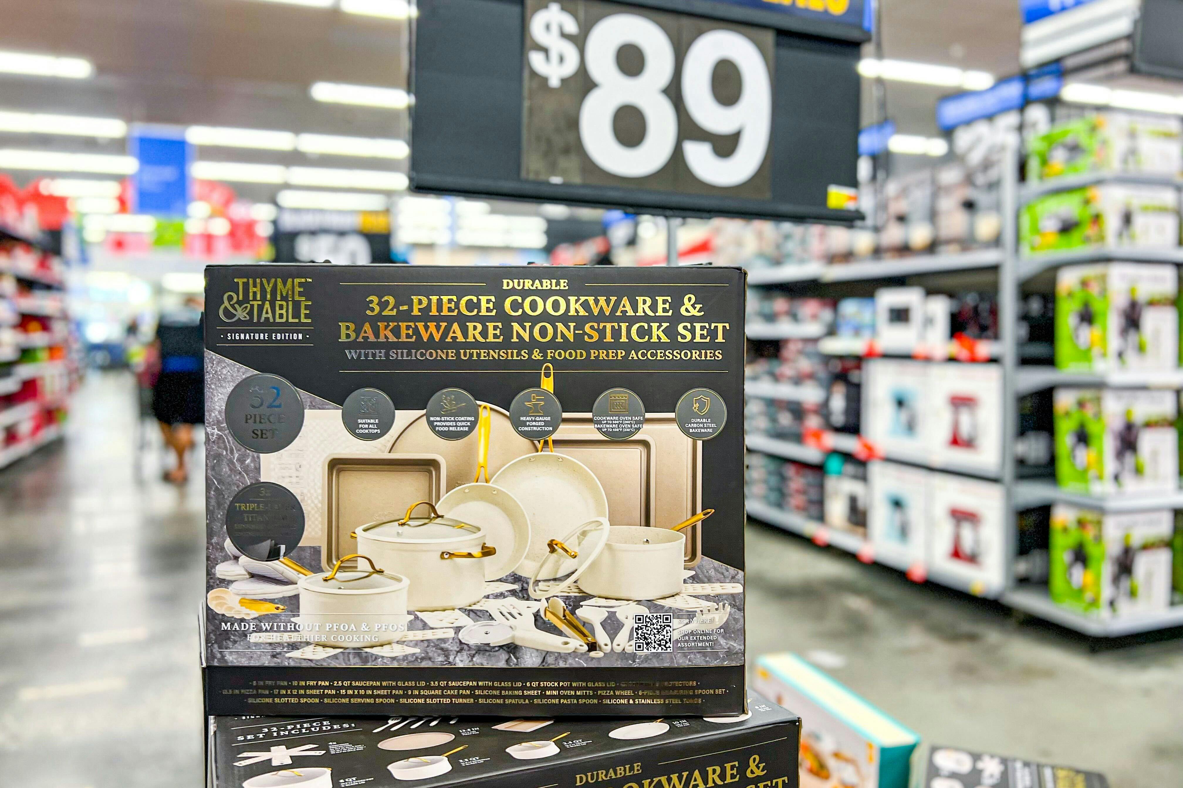 32-Piece Cookware Set, Available at Walmart for Only $89 - The Krazy Coupon  Lady