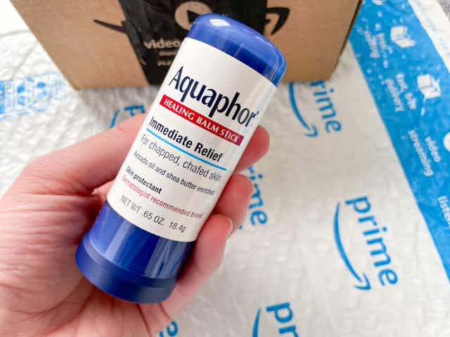 Aquaphor Healing Balm Stick, as Low as $7.33 on Amazon card image