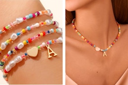 Beaded Necklace Bracelet B0CRQWC38C B0FH4DBQR9