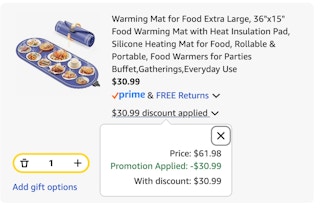 Warming Mat Discount