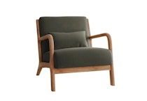 Sand & Stable Wood Accent Chair