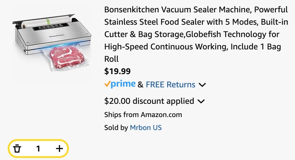 vacuum sealer