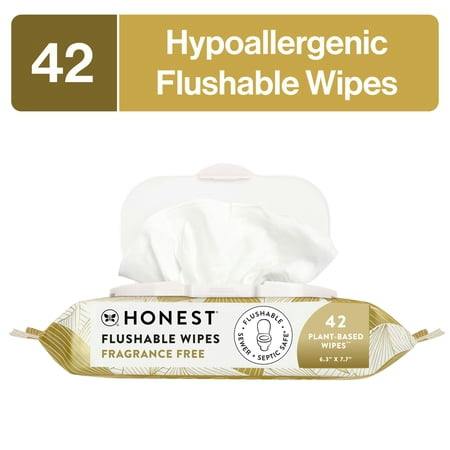 Honest Flushable Wipes