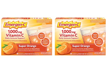 2 Emergen-C Drink Mix Boxes