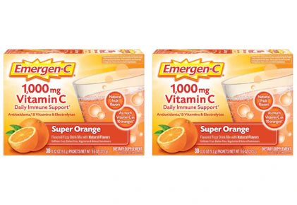 2 Emergen-C Drink Mix Boxes
