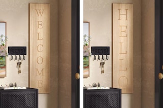 Threshold reversible greeting leaner