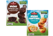 Baker's Treat Mini Brownie or Confetti Cakes