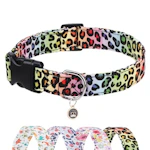 Cotton Dog Collar with Pendant