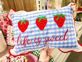 dollar general strawberry pillow