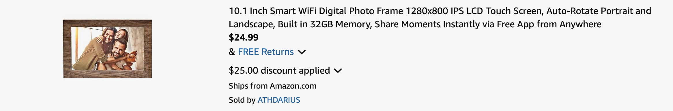 Amazon Digital Photo Frame 2025 2