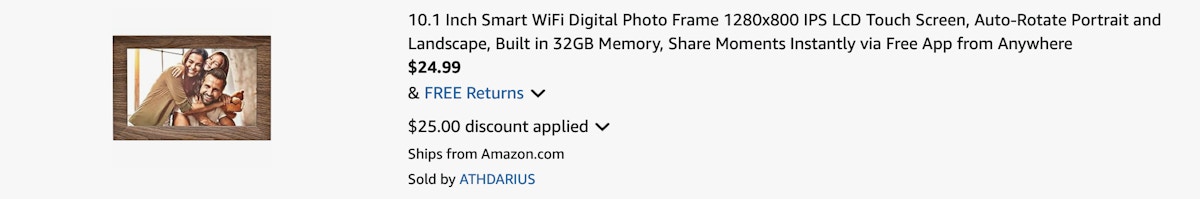 Amazon Digital Photo Frame 2025 2