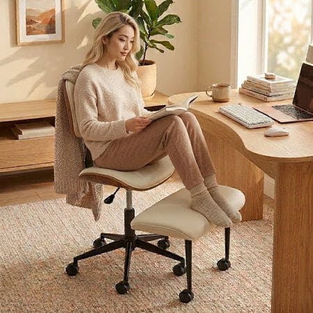 Cross Legged Office Chair