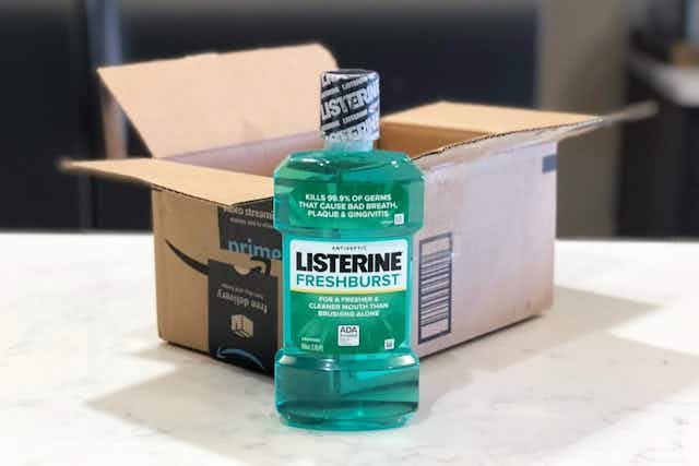 Listerine Mouthwash: Get 3 Bottles for as Low as $4.27 Each on Amazon card image