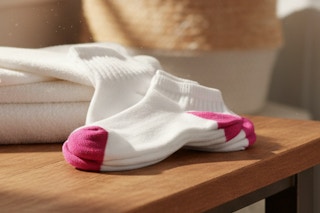 socks on a table