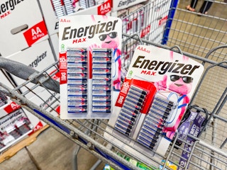 energizer batteries in shopping cart