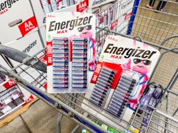 energizer batteries in shopping cart