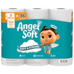 2 Angel Soft Toilet Paper Packs