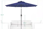 Solar Lighted Patio Umbrella