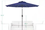 Solar Lighted Patio Umbrella