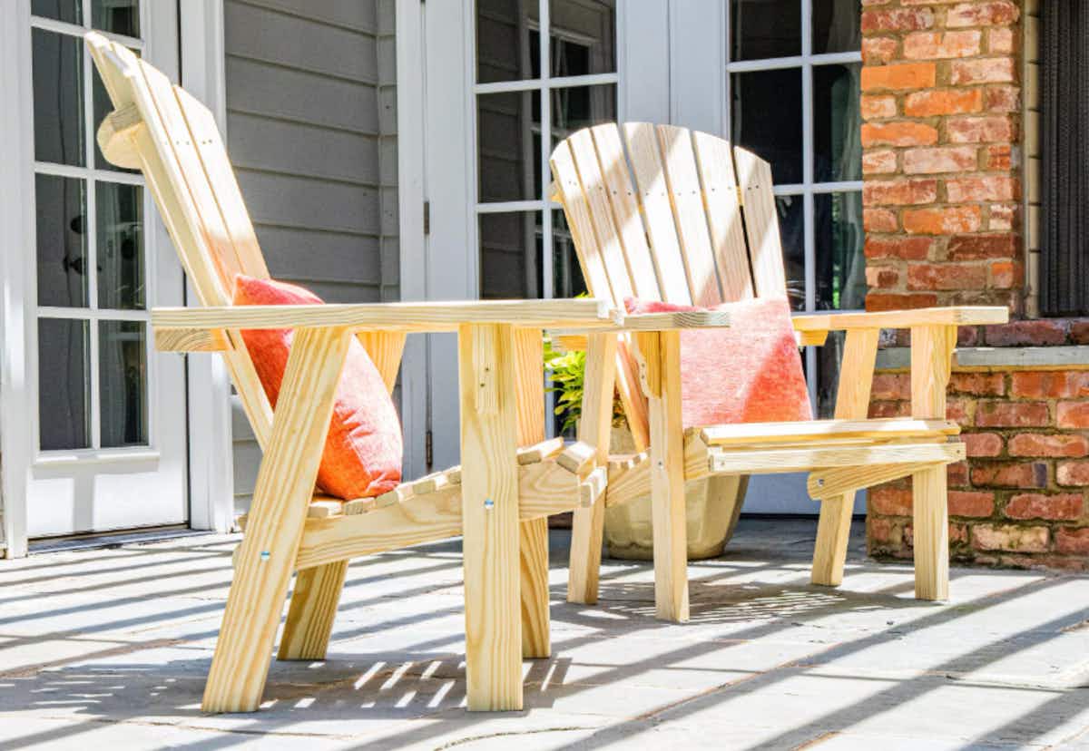 Solid Wood Adirondack Chair, Only $49 at Home Depot (Reg. $159)