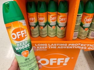 Off bug spray and display.