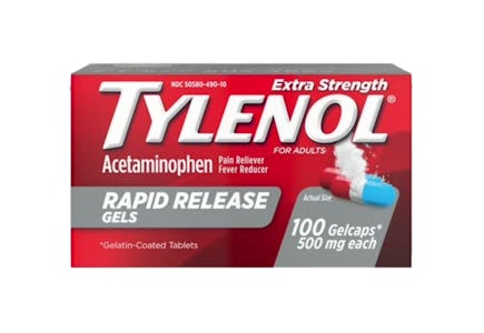 Tylenol Rapid Release Gels