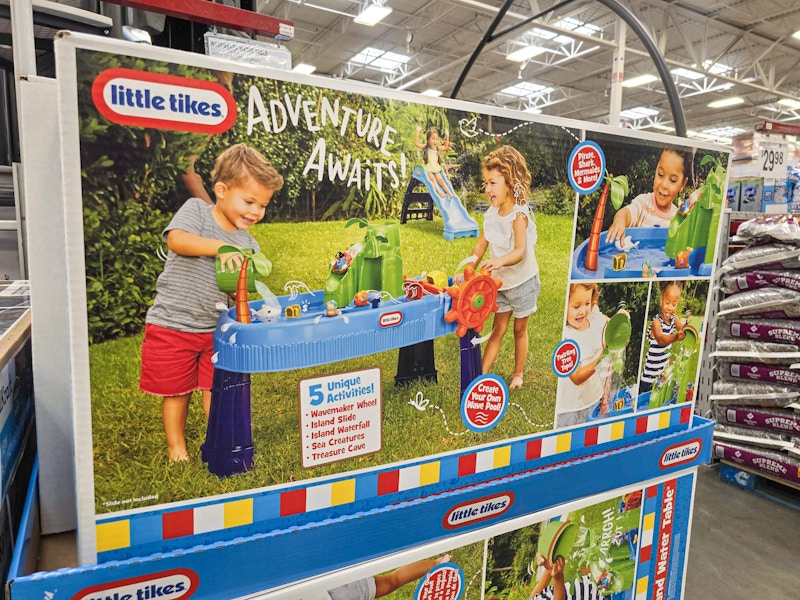 little tikes water table in a box