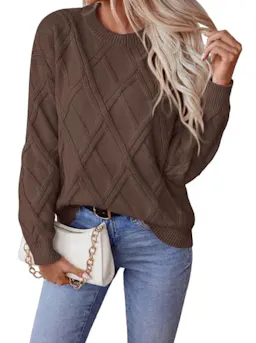 Women's Cable Knit Pullover