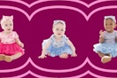 walmart baby character tutu and headband sets collage
