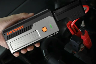 Acmount Car Jump Starter 4000A, Portable Car Battery, 12V Jump Starter Power Pack with 3 Modes LED Light, USB Quick Charge