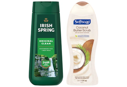 1 Irish Spring + 1 Softsoap