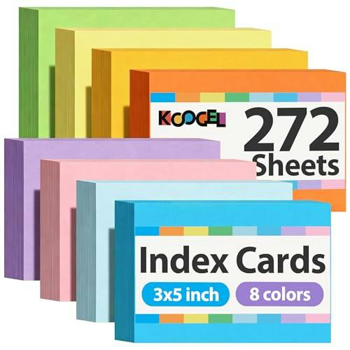 Colored Index Cards