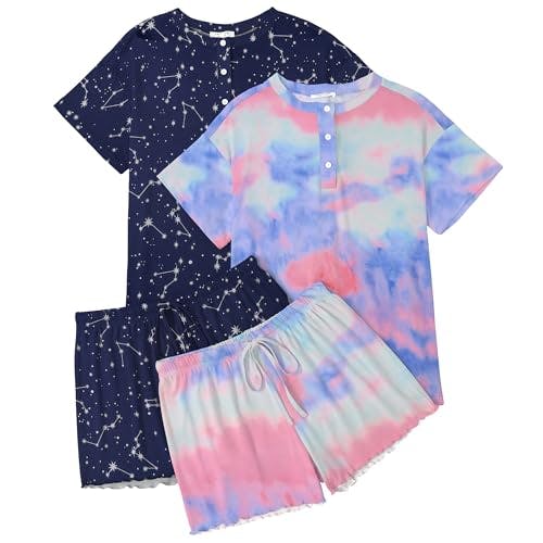 Ekouaer Pajama Sets 2-Pack