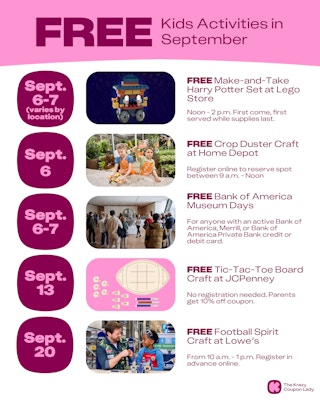 FREE KID ACTIVITIES IN SEPTEMBER FINAL