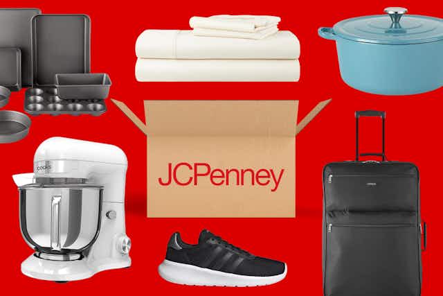 Friends and Family Sale at JCPenney: $3.49 Towels, $30 Adidas, and More card image