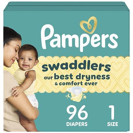 2 Pampers Swaddlers Diaper Boxes