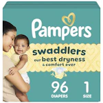 2 Pampers Swaddlers Diaper Boxes