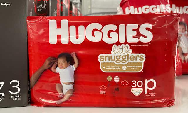 Huggies or Pampers Preemie Diapers Jumbo Pack, Just $1.99 at Meijer card image