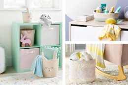 target cloud island storage basket collage