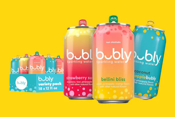 Bubly Sparkling Water 18-Pack, as Little as $6 on Amazon
